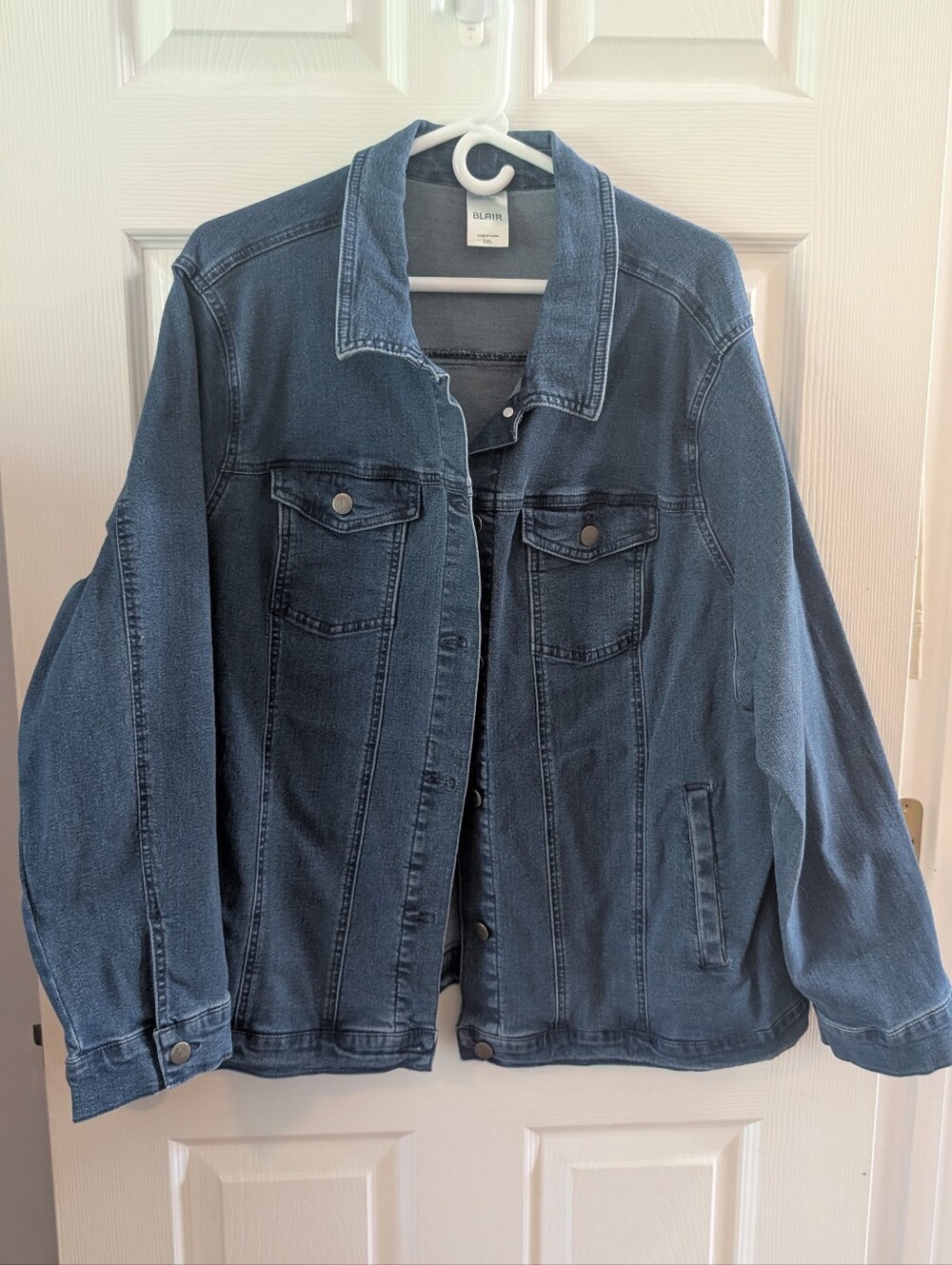 Blue Denim Jacket - Women's Classic Jean Coat
